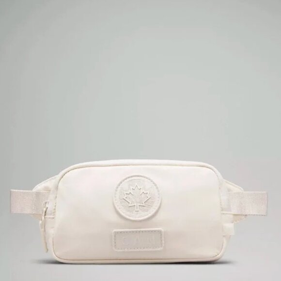 NEW Lululemon Team Canada Future Legacy Mini Belt Bag COC Logo BEECH WHITE - Picture 1 of 8
